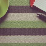 Jogo americano e sousplat de fio de malha