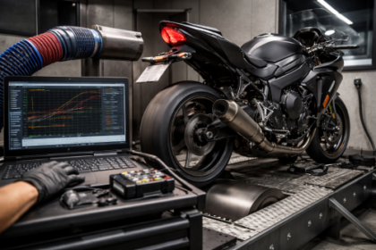 Como a tecnologia auxilia na segurança de pilotagem de motos potentes?